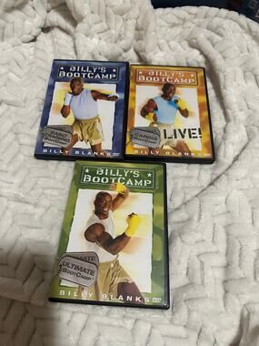 Billy’s Bootcamp DVD Set 3 Disc Workout Program by Billy Blanks